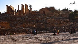 Jerash, antigua ciudad romana en Jordania